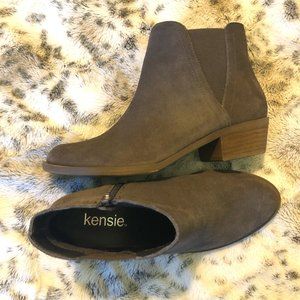 Kensie Ankle Boot - 7M - Charcoal / Brown / Grey